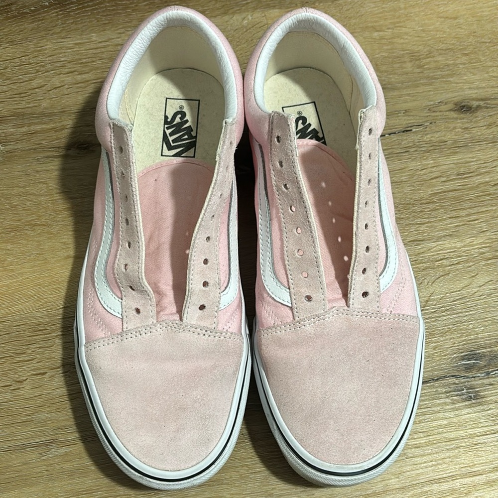 Old school pink vans (no laces)